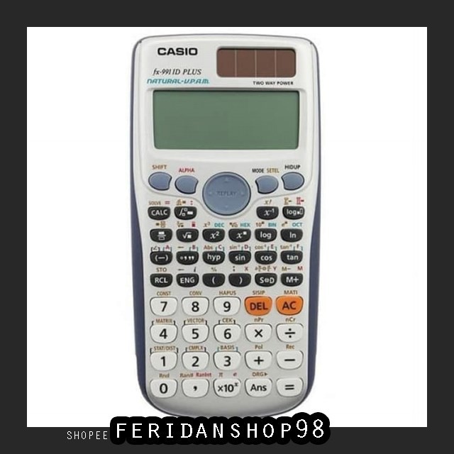 

BT254 CALCULATOR CASIO FX BEST 991 ID PLUS BY FERIDANSHOP98