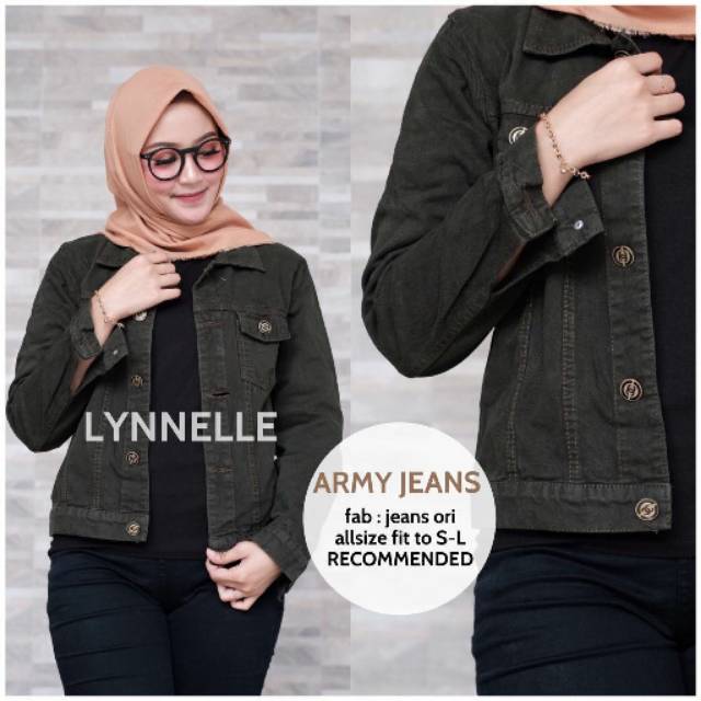 ARMY JEANS JACKET 🥀LYNELLE