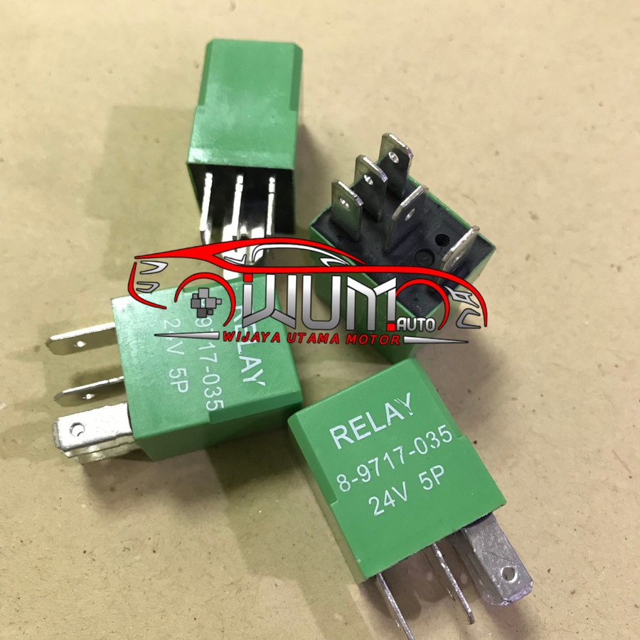 RELAY POWER 24V PIN 5 ISUZU ELF NKR 71 KAKI 5