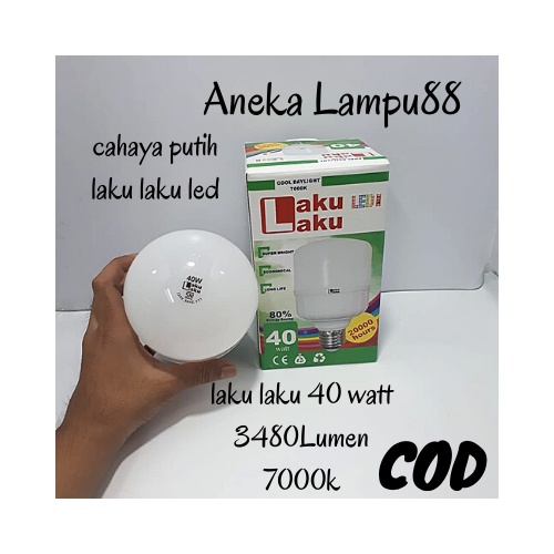 Lampu Bohlam LED 40 watt lakulaku - lampu 40 watt lakulaku - bohlam led 40 watt - lampu murah 40 wat