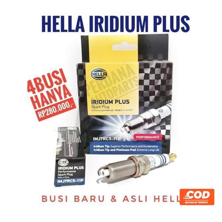 Busi Hyundai H1 Bensin Jamin Asli Hella Iridium Plus Kode 108