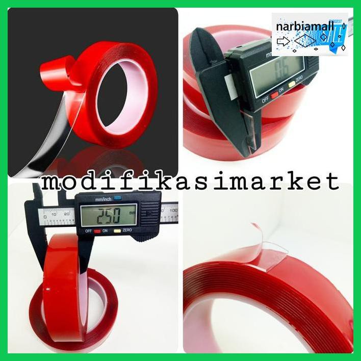 

Y8Ghj6T- Double Tape 3M Bening Clear Tebal Import 2.5Cm X 4.5Meter Fyinu55-