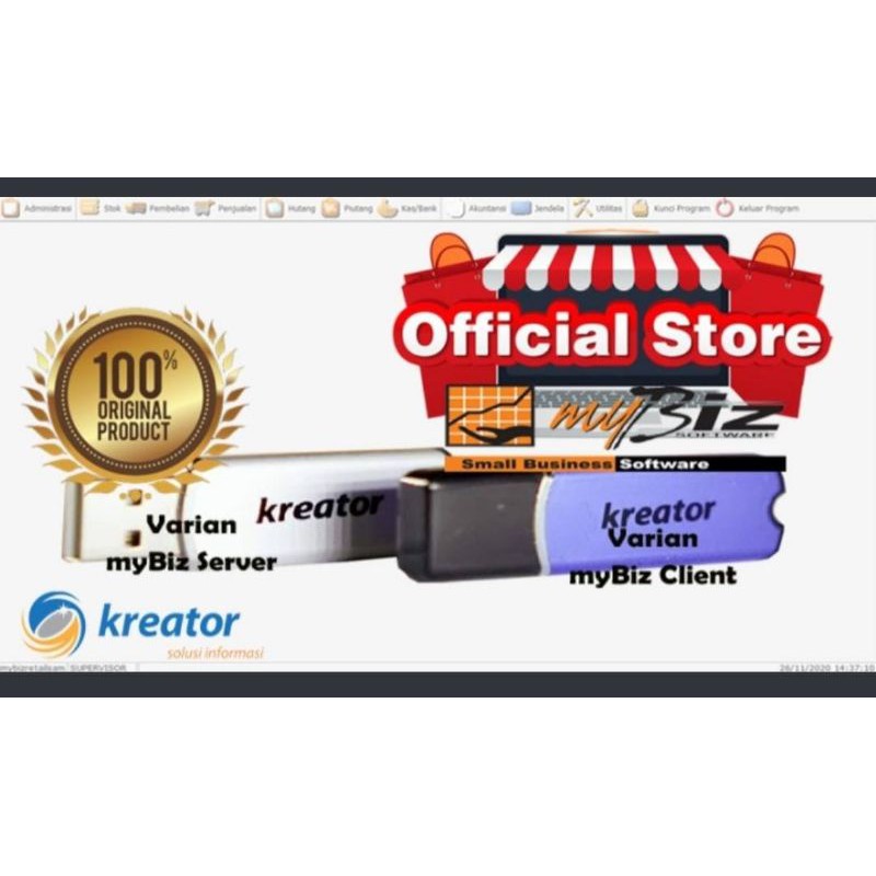 Software Toko Online Shop Original Mybiz Trading Basic