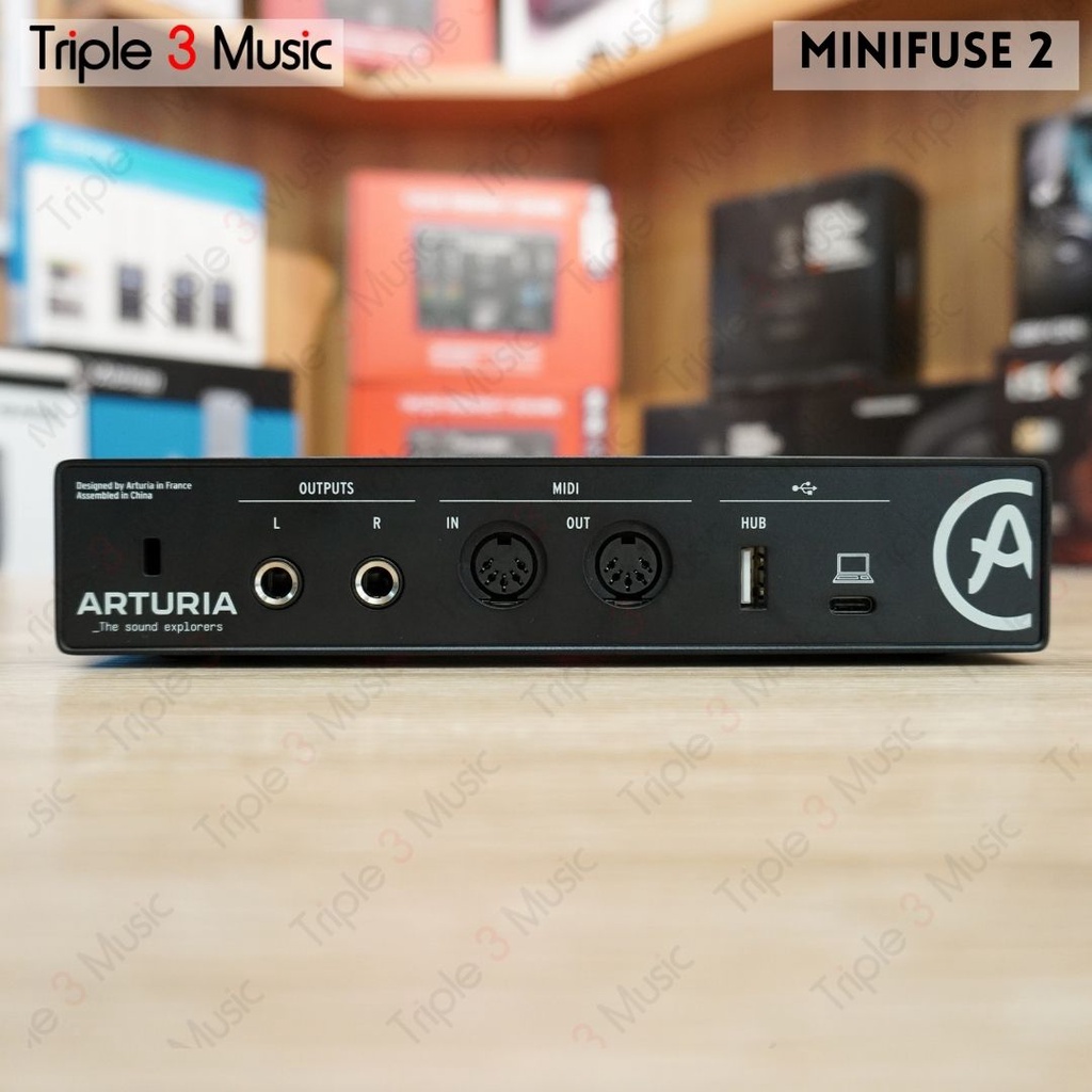 ARTURIA MiniFuse 2 Minifuse2 2 XLR USB Soundcard Recording ORIGINAL