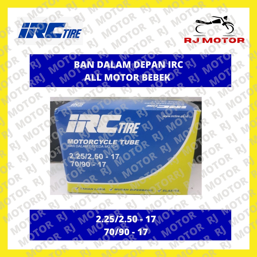 BAN DALAM DEPAN IRC 2.25/2.50 17 ALL MOTOR BEBEK ASLI IRC