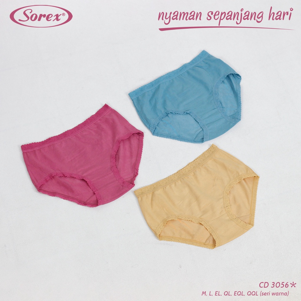 CELANA DALAM WANITA RENDA Basic 3056 SOREX