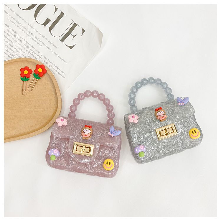 FT36 Tas Anak kecil baby bag mini PVC selempang bahu P 13 x L 5 x  T 10 cm pegangan handle