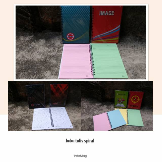  Buku  tulis  spiral buku  spiral ukuran  A5  Shopee Indonesia