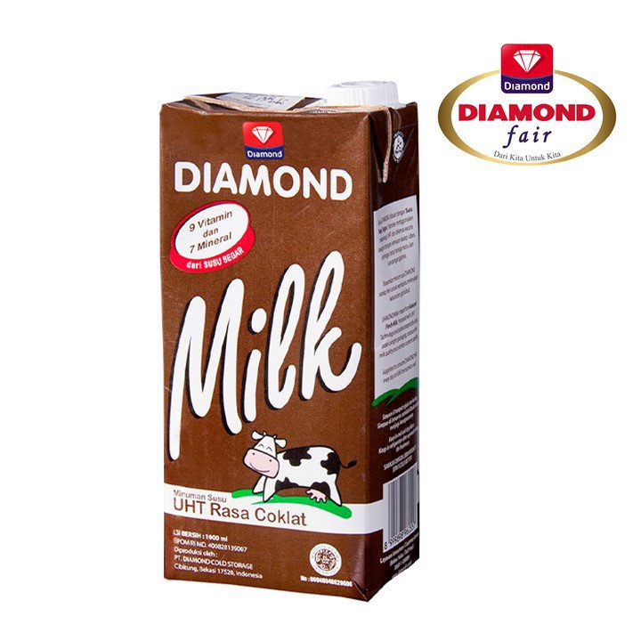Diamond Milk Uht Chocolate 1liter