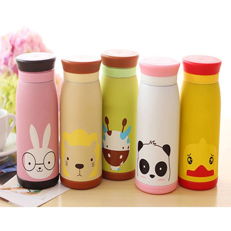 Botol minum / Tempat minum, Thermos Insulated Mik Water Bottle 500ml - RANDOM COLOUR