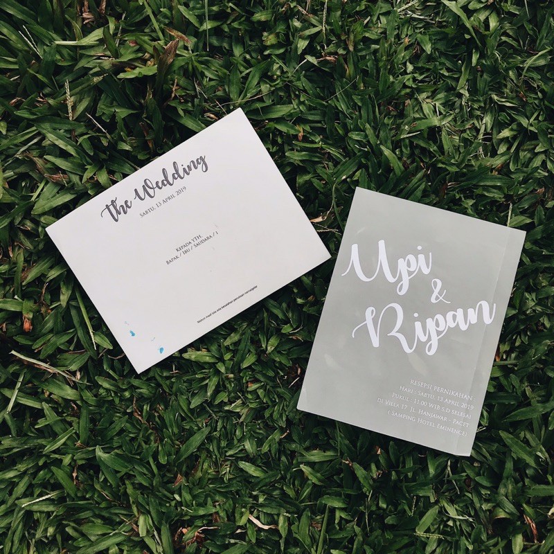 Undangan Kalkir custom simple