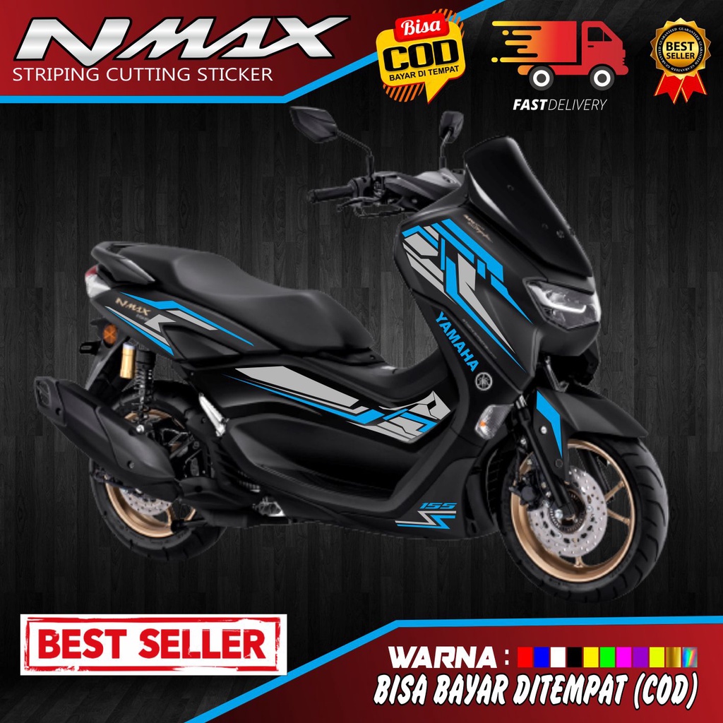 STICKER LIS BODI NMAX BARU CUTTING VARIASI LIS BODI NMAX KEREN