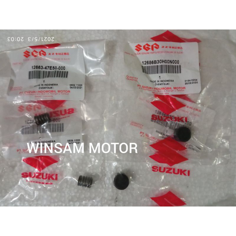 Karet dan per balancer Set Satria fu 150 karburator Satria fu fi injeksi asli original SGP