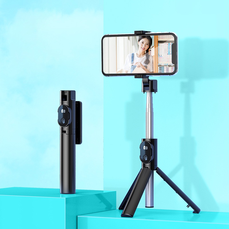 Tongsis Tripod Selfie Stick Multipod Remote Bluetooth Serbaguna Kualitas Premium Kuat