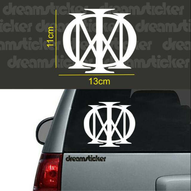 Sticker Stiker Musik Band Dream Theater Majesty Logo