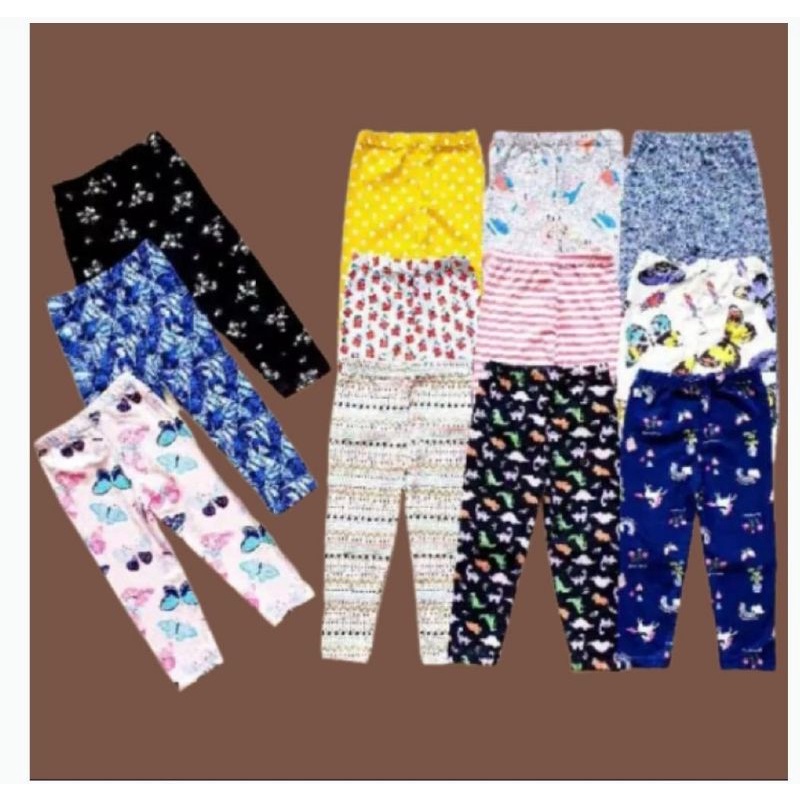 Legging Anak dan Legging Remaja ukuran S-XXL Celana Panjang Anak Celana Tidur Anak