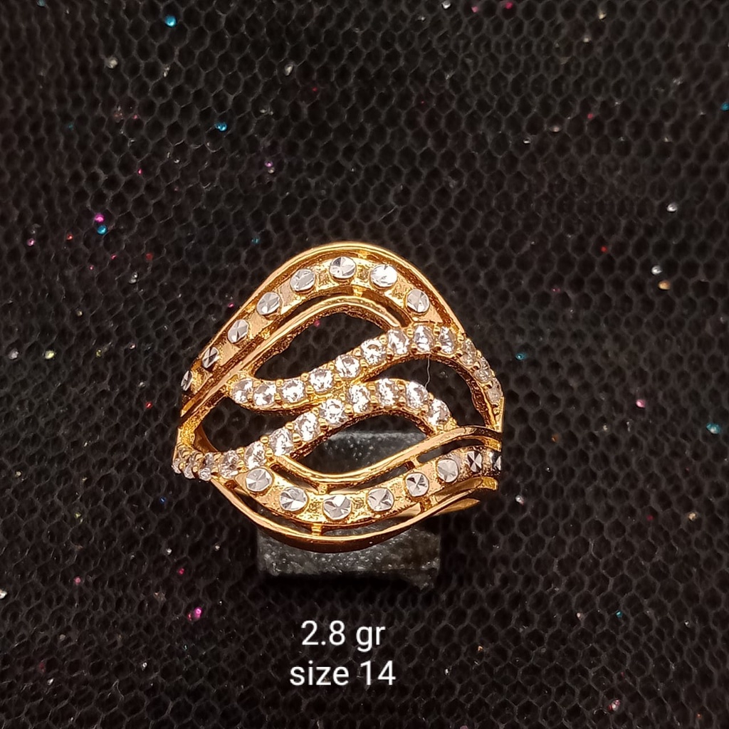 Cincin Emas 17K - 2.8 gr Kadar 750 - 584