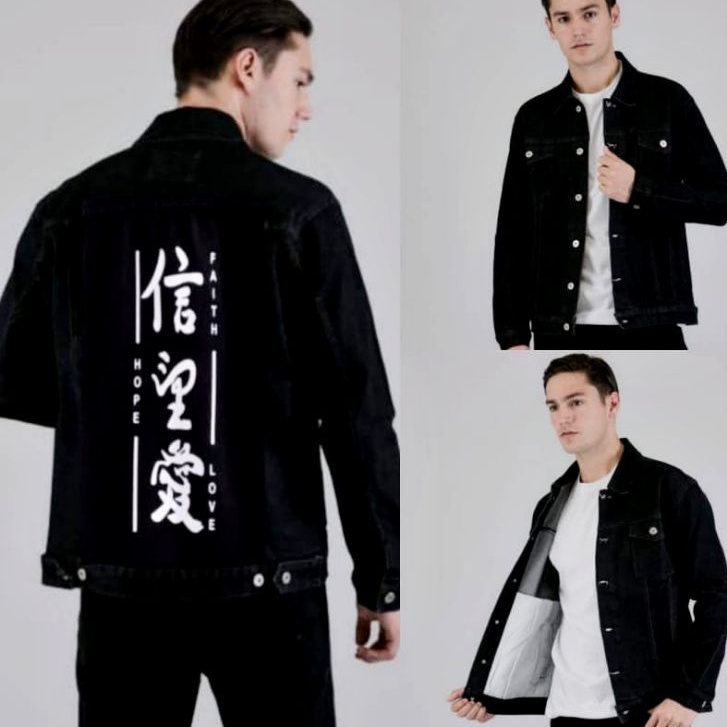 DSTORE [Bayar ditempat]Jaket Jeans Denim Zoman Sablon/Jaket Jeans levis Pria/Jaket jeans  terlaris / jaket valhalla / jaket tokyo revengers / jaket coach / jaket touman / jaket valhalla tokyo revengers / jaket terbaru 2021 / jaket cj / jaket tokyo manji-2