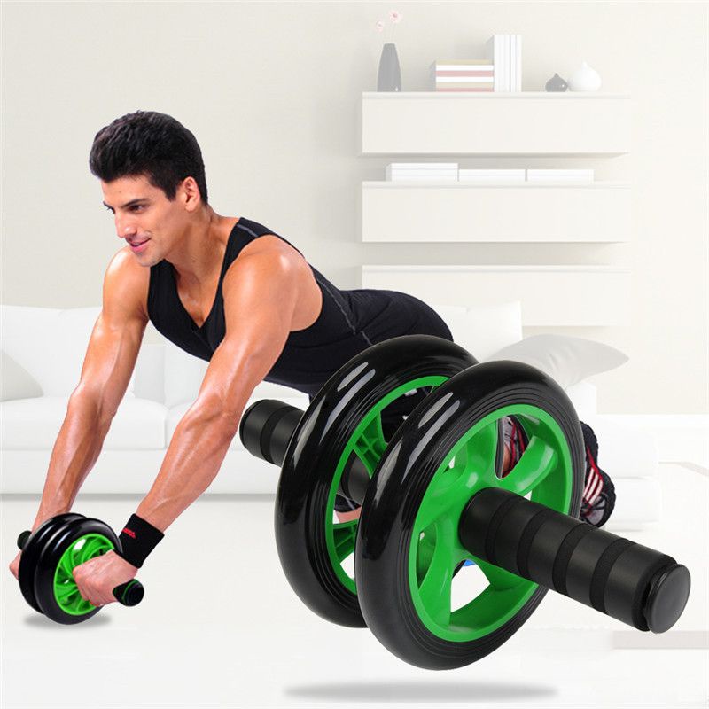AB Wheel Sport Alat Gym Fitness Roller Set