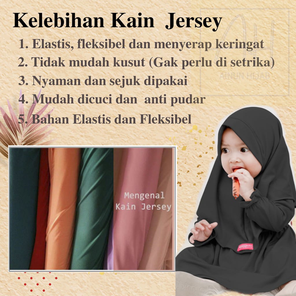 Gamis Bayi Perempuan newborn 0-6 bulan 6-12 bulan 12-18 bulan Baju Muslim Bayi