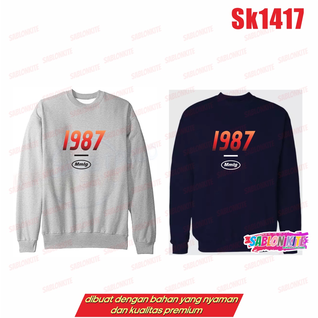 MURAH!!! SWEATER KPOP SEOKJIN 1987 SK1417 UNISEX