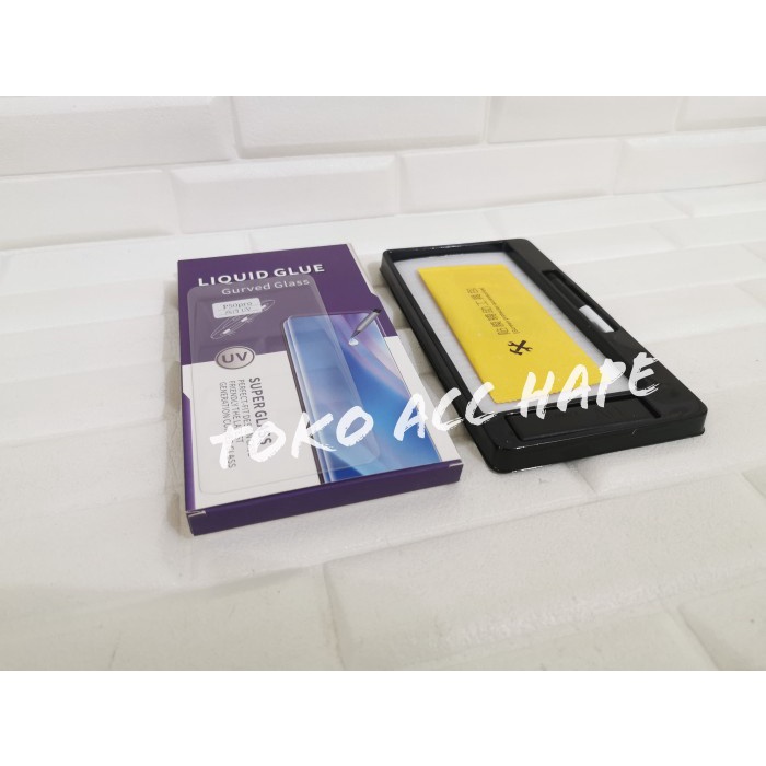 TEMPERED GLASS HUAWEI P50 PRO KACA BENING/CLEAR UV GLUE CURVE PREMIUM