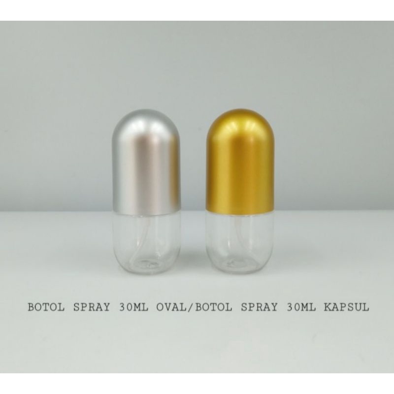 Botol Spray 30ml Botol Spray 30ml Oval PET Botol Spray 30ml Kapsul Import