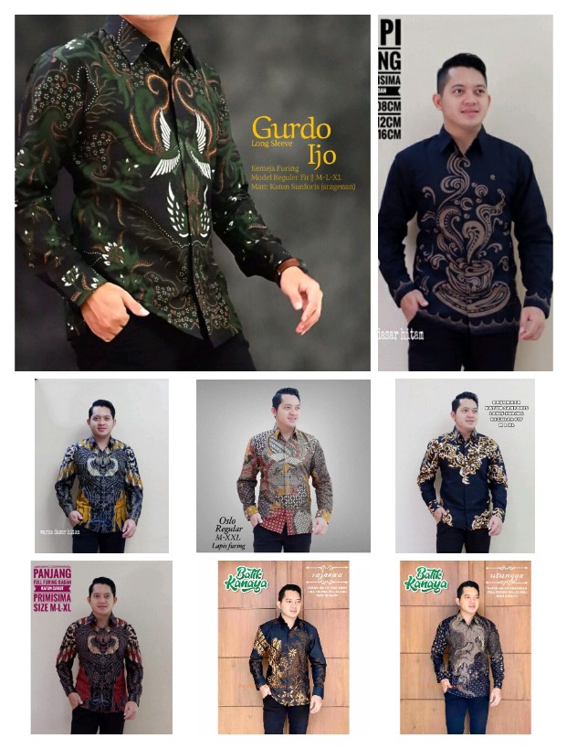 Promo Kemeja Batik M L Xl Xxl