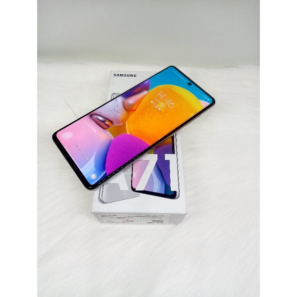 samsung a71 Ram8gb internal128gb hp second mulus terlaris fullset seken bekas lengkap murah