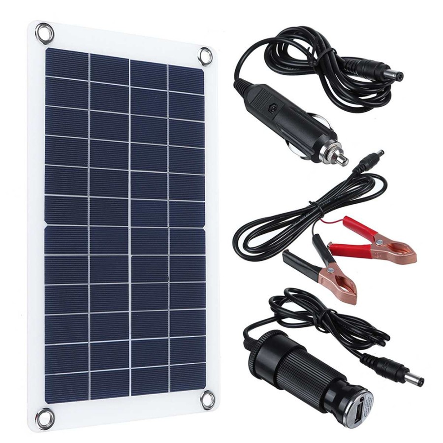 DIY Solar Panel RV Car Boat 30W - CW6 - Black