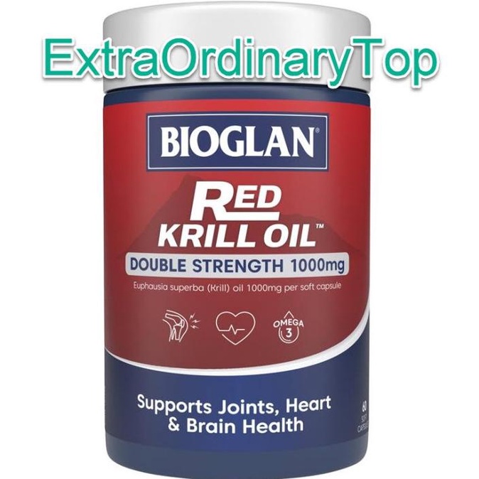 Bioglan Red Krill Oil 1000mg 60 kapsul Lc