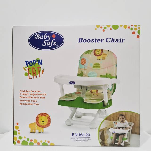 BABY SAFE POP N EAT BOOSTER GREEN/BLUE BO02A