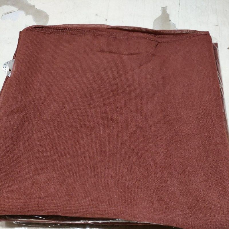 HIJAB SEGI EMPAT POLOS/JILBAB SEGI EMPAT/KERUDUNG BELLA SQUARE/KHIMAR BELLA POLLYCOTTON PREMIUM /110X110CM-Bata