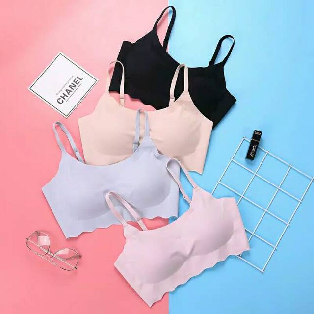 COD√ Sport Bra Wanita
Push Up Bahan Elastis  Pakaian Dalam Bh Beha Untuk Sport Gym Wanita Sexy Korea