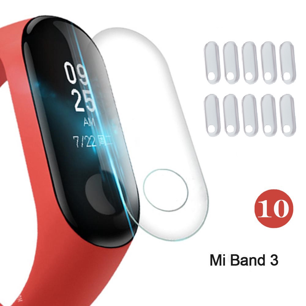 1/5/10 Pcs Xiaomi Mi Band 3 TPU Full Cover Screen Protector Film