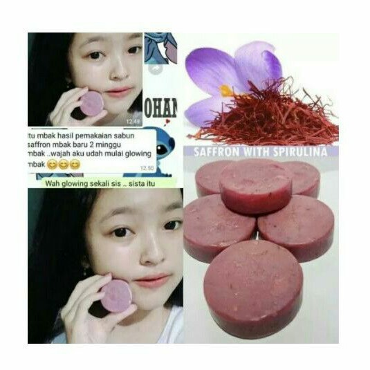 SABUN SAFFRON ORIGINAL 100% MEDAN SAFFRON ALEYA ORI SABUN PEMUTIH