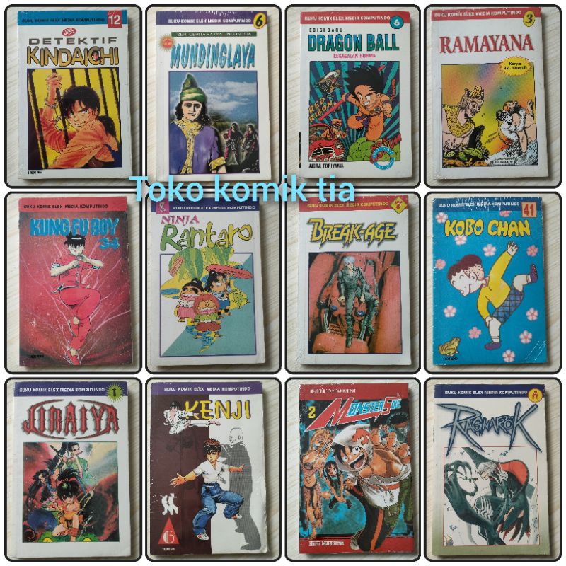 obral komik baru original segel / tidak semua nya mulus ya ka di ujung ada noda menguning sdkt2 karna stock lama