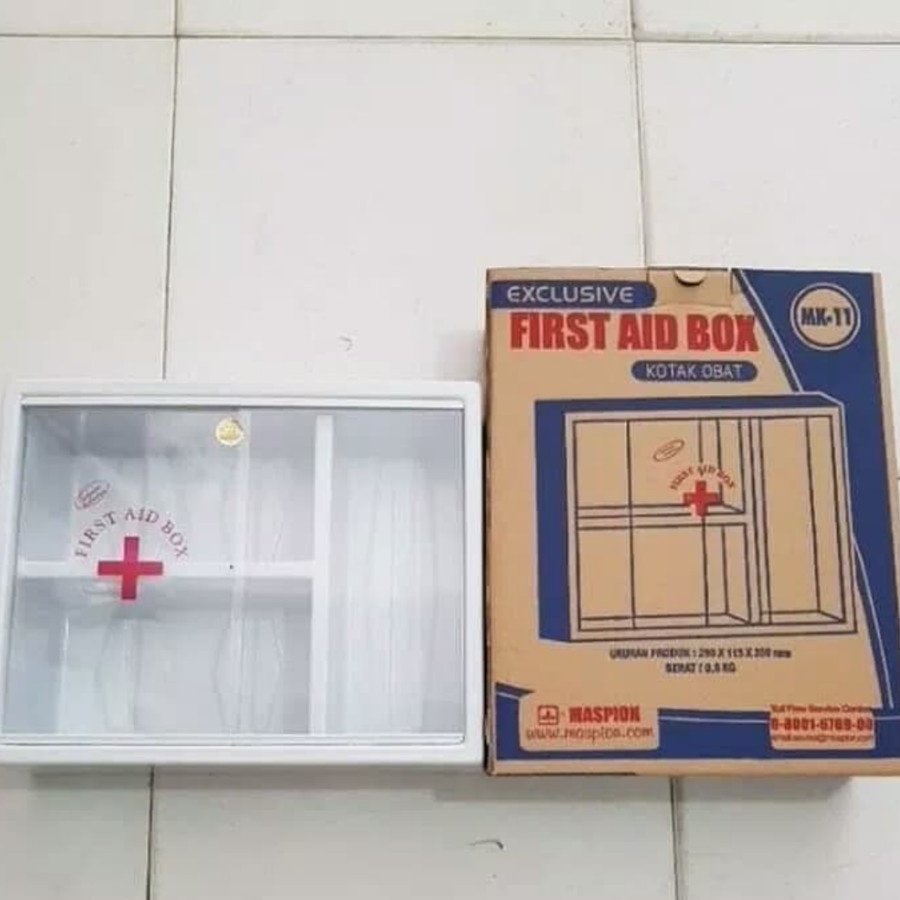 MASPION Kotak P3K / Kotak Obat First Aid Box KW32 MK 11