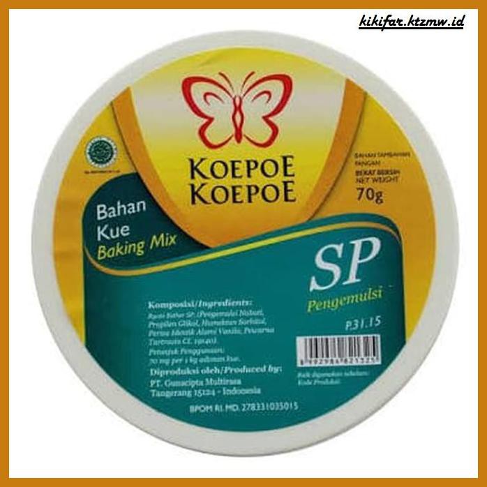 

Redwop-Gnikab- Sp Koepoe Koepoe / Cake Emulsifier @70Gr -Hallall.