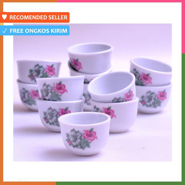 CETAKAN KUE MANGKUK / KUE TALAM KERAMIK ( 12 BUAH)