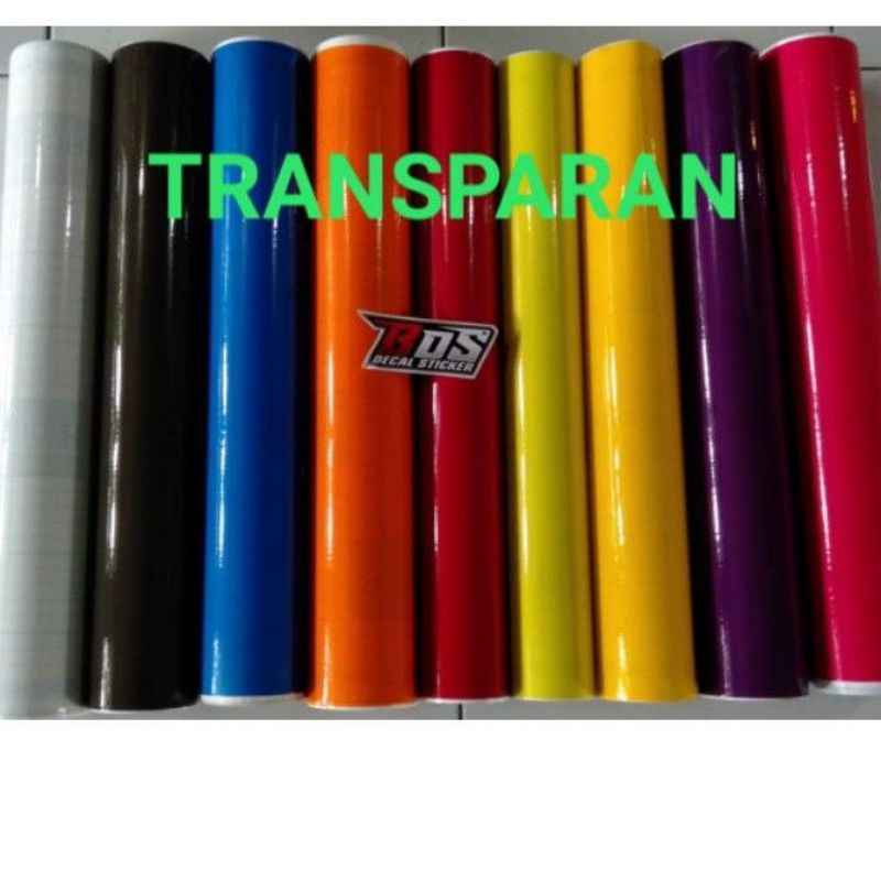 Skotlet stiker transparan bening