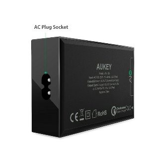 AUKEY Quick Charge 3 0 USB 5 Port  Free Micro USB Cable