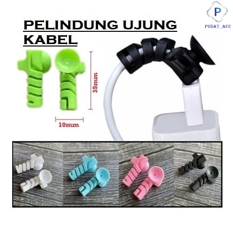 PK02- Pelindung Kabel + Cable Protector Ujung Kabel Kop