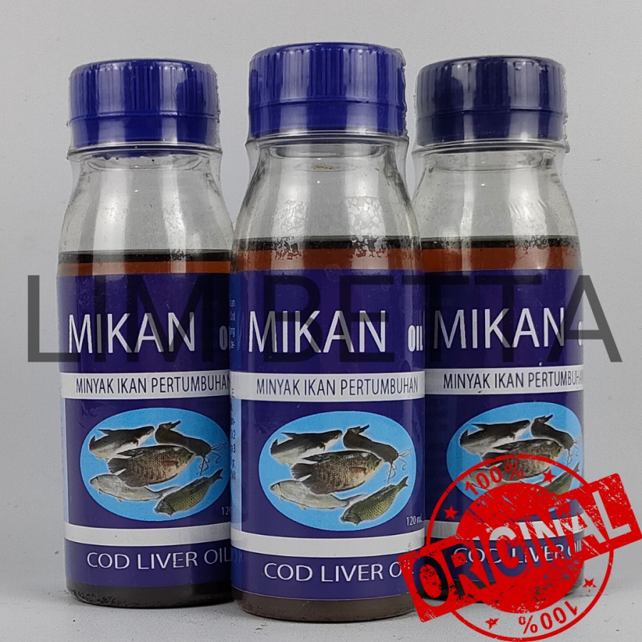 MIKHAN OIL 120 ML / MINYAK IKAN COD LIVER