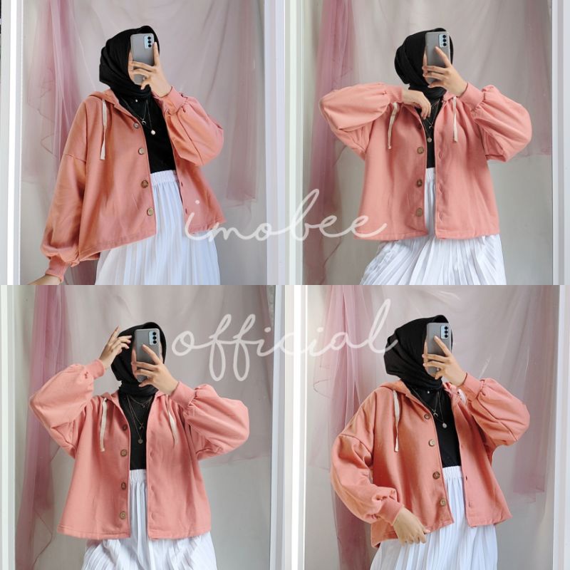 KIMMY OVERSIZE BUTTON // JAKET OVERSIZE BALON KANCING