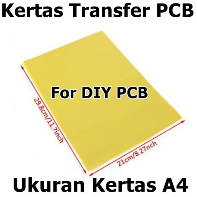 ASLI Kertas pcb kuning heat transfer paper pcb toner laser