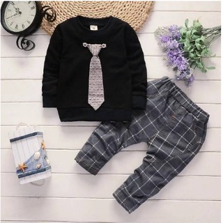 Baju Setelan Anak  Laki Perempuan Set Cowok  Cewek Unisex 