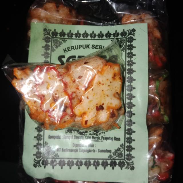 

Krupuk seblak bintang pedas