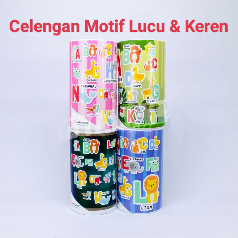 ~ PIYOSHI08 ~ TECHNOPLAST Celengan Plastik Motif Keren Lucu Coin Bank Souvenir MA82