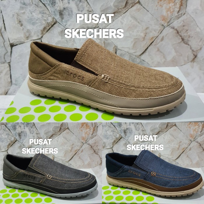 CROCS SANTA CRUZ/SEPATU CROCS PRIA/CROCS SANTA CRUZ PLAYA ORIGINAL - BIRU NAVY, 41